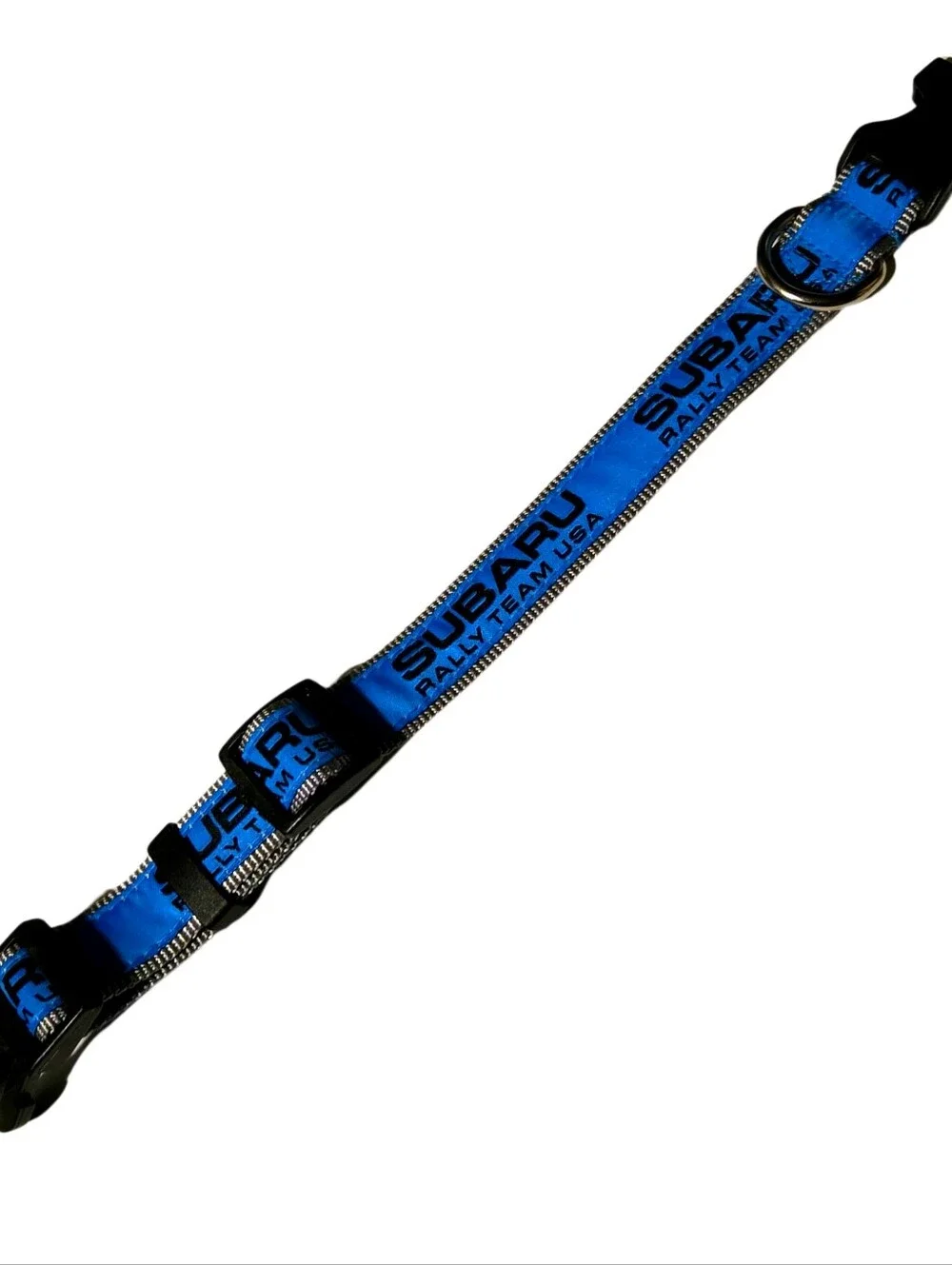 Subaru Rally Team USA Blue Dog Collar